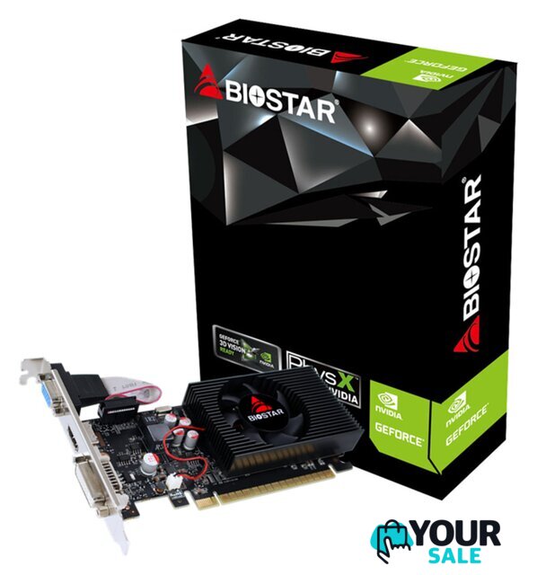 Видеокарта BIOSTAR GeForce GT 730 2GB DDR3 VN7313THX1 - Изображение №1 — Интернет-магазин Your Sale