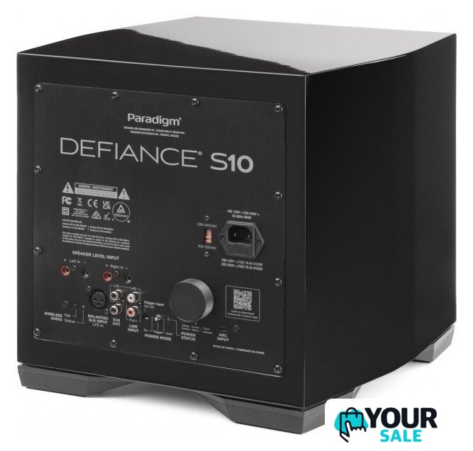Проводной сабвуфер Paradigm Defiance S10 (черный) - Изображение №3 — Интернет-магазин Your Sale