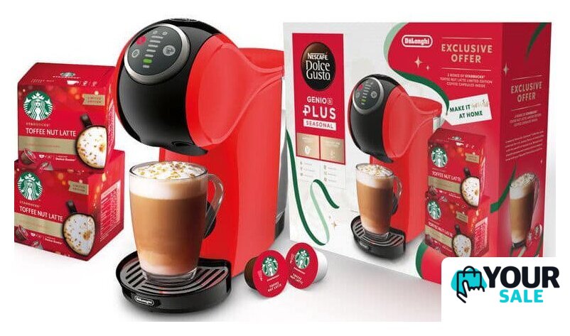 Капсульная кофеварка DeLonghi Dolce Gusto Genio S Plus EDG315.R - Изображение №2 — Интернет-магазин Your Sale
