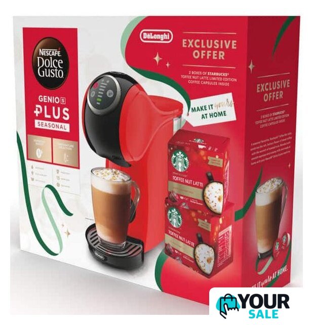 Капсульная кофеварка DeLonghi Dolce Gusto Genio S Plus EDG315.R - Изображение №3 — Интернет-магазин Your Sale