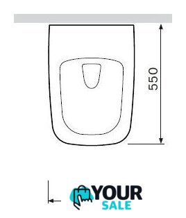 Унитаз подвесной AM.PM Inspire 2.0 FlashClean IS450A38.50A1700 - Изображение №11 — Интернет-магазин Your Sale