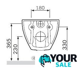 Унитаз подвесной AM.PM Inspire 2.0 FlashClean IS450A38.50A1700 - Изображение №10 — Интернет-магазин Your Sale