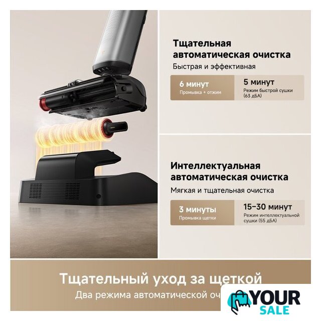 Вертикальный моющий пылесос Trouver Wet and Dry Vacuum X4 Pro - Изображение №14 — Интернет-магазин Your Sale