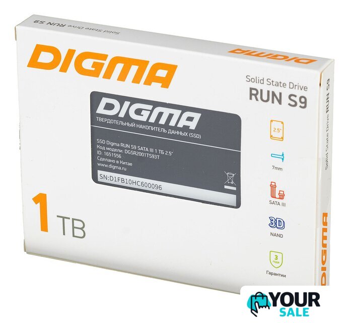 SSD Digma Run S9 1TB DGSR2001TS93T - Изображение №10 — Интернет-магазин Your Sale