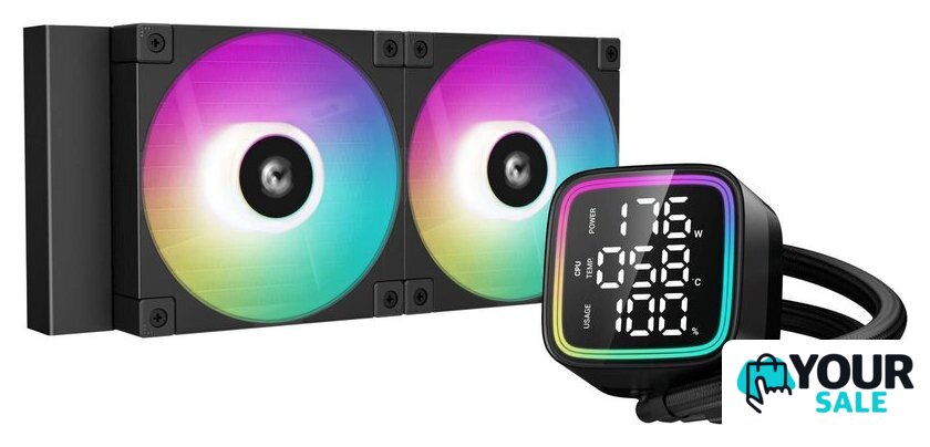 Система жидкостного охлаждения для процессора DeepCool LD240 R-LD240-BKMSN-G-1 - Изображение №1 — Интернет-магазин Your Sale