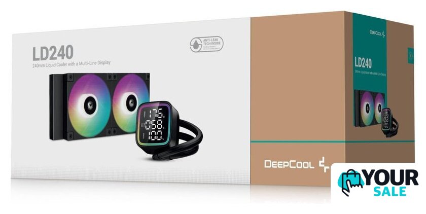 Система жидкостного охлаждения для процессора DeepCool LD240 R-LD240-BKMSN-G-1 - Изображение №6 — Интернет-магазин Your Sale