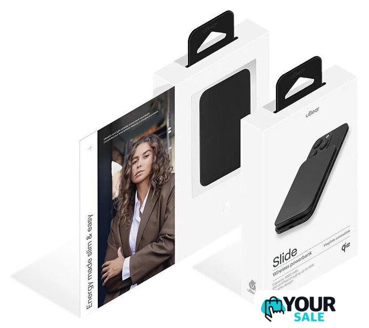 Внешний аккумулятор uBear Slide 5000 5000mAh PB18BL5000-PDM (черный) - Изображение №6 — Интернет-магазин Your Sale