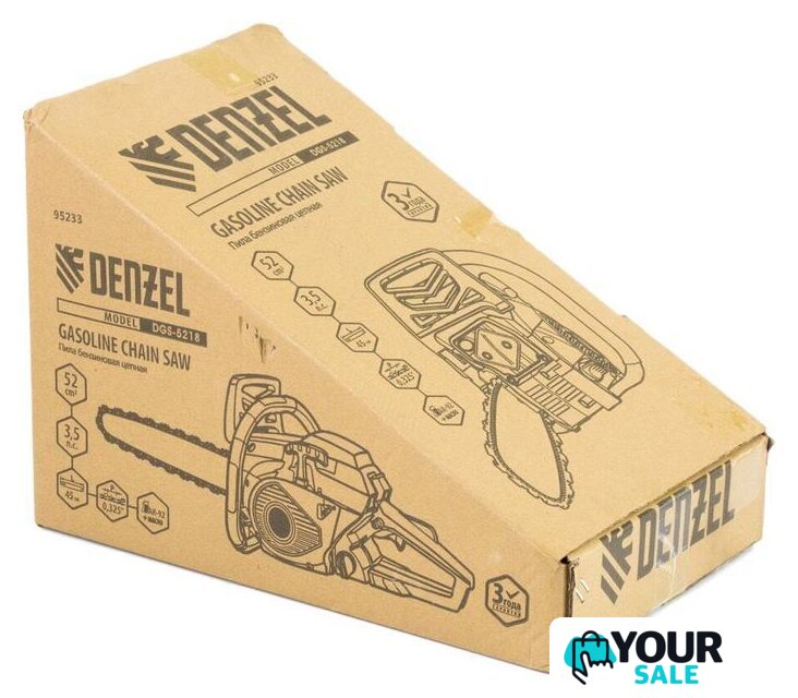 Бензопила Denzel DGS-5218 - Изображение №10 — Интернет-магазин Your Sale