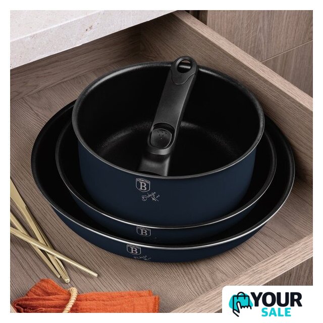 Набор кастрюль Berlinger Haus Deep Sea Collection BH-8417 - Изображение №6 — Интернет-магазин Your Sale