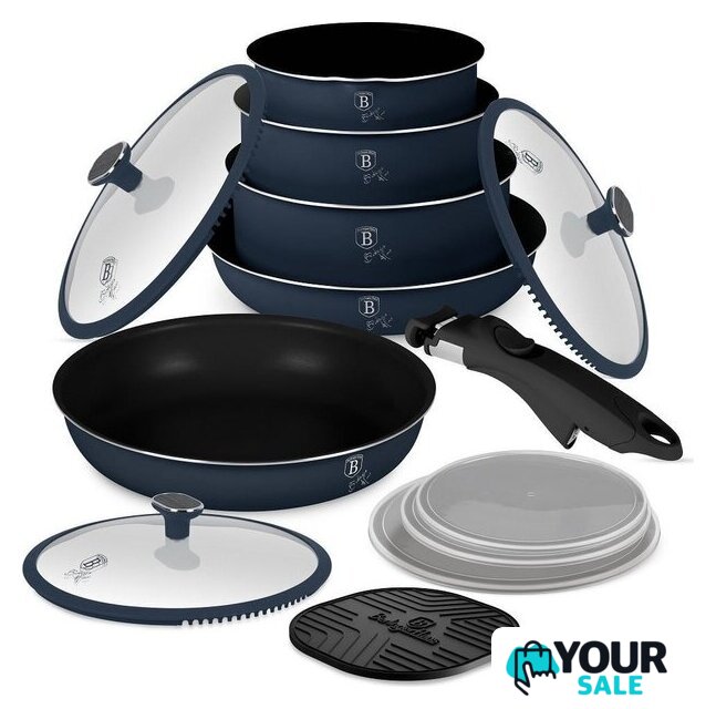 Набор кастрюль Berlinger Haus Deep Sea Collection BH-8417 - Изображение №1 — Интернет-магазин Your Sale