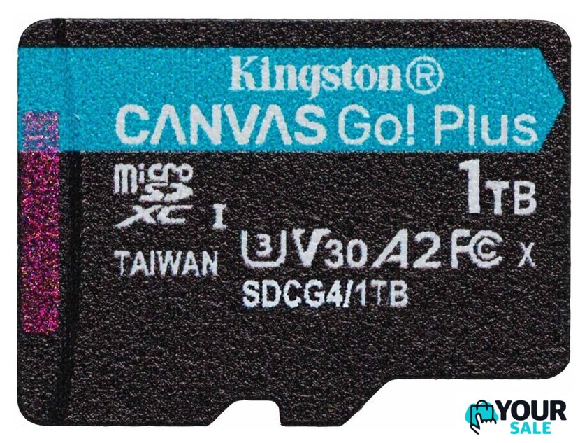 Карта памяти Kingston Canvas Go! Plus microSDXC 1TB SDCG4/1TBSP - Изображение №1 — Интернет-магазин Your Sale