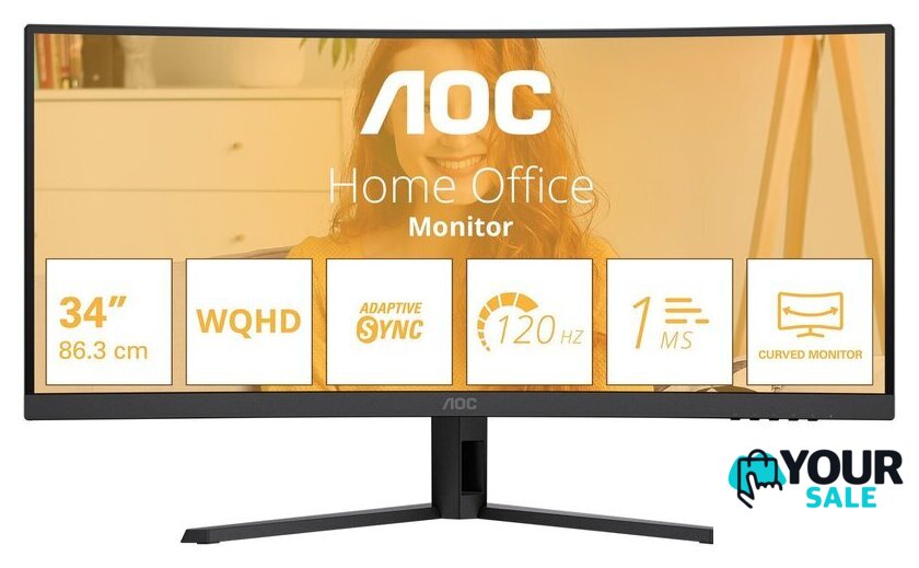 Монитор AOC CU34B3E - Изображение №1 — Интернет-магазин Your Sale