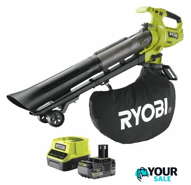 Садовая воздуходувка Ryobi RY18BVXA-150 5133005666 (с 1-им АКБ) - Изображение №1 — Интернет-магазин Your Sale