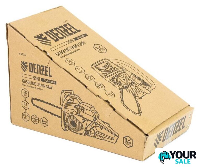 Бензопила Denzel DGS-5820 - Изображение №10 — Интернет-магазин Your Sale