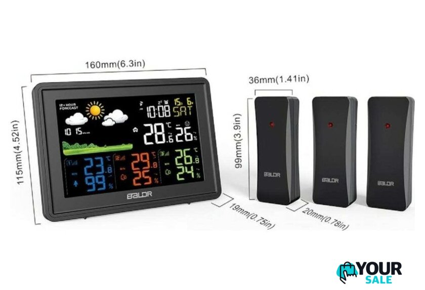 Метеостанция Baldr B0359WST4H4PR-black - Изображение №6 — Интернет-магазин Your Sale