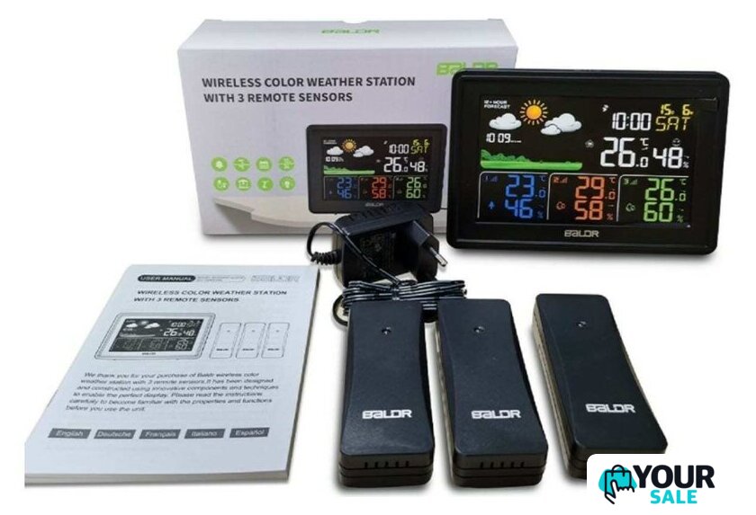 Метеостанция Baldr B0359WST4H4PR-black - Изображение №7 — Интернет-магазин Your Sale