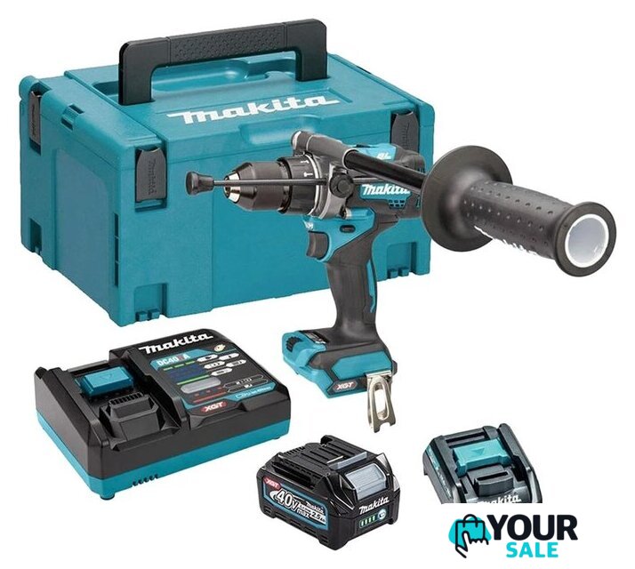 Ударная дрель-шуруповерт Makita HP001GD201 (с 2-мя АКБ, кейс) - Изображение №1 — Интернет-магазин Your Sale
