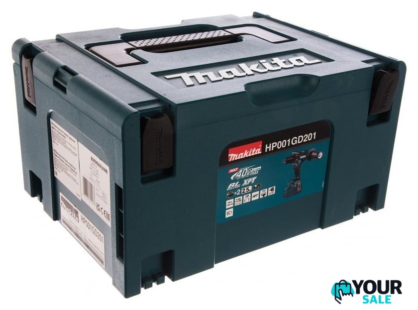 Ударная дрель-шуруповерт Makita HP001GD201 (с 2-мя АКБ, кейс) - Изображение №17 — Интернет-магазин Your Sale