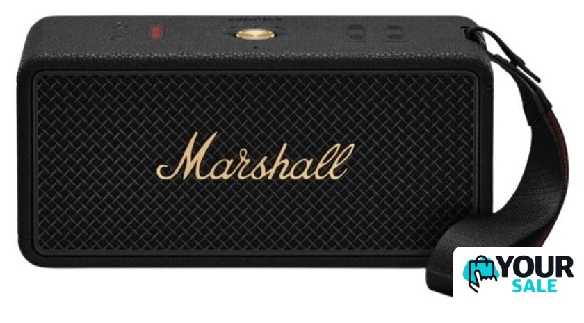 Беспроводная колонка Marshall Middleton II (черный/латунь) - Изображение №1 — Интернет-магазин Your Sale