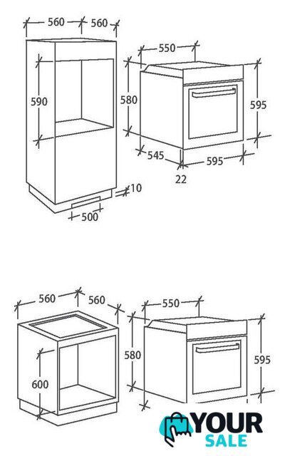 Электрический духовой шкаф Candy FCT625XL/1 - Изображение №6 — Интернет-магазин Your Sale