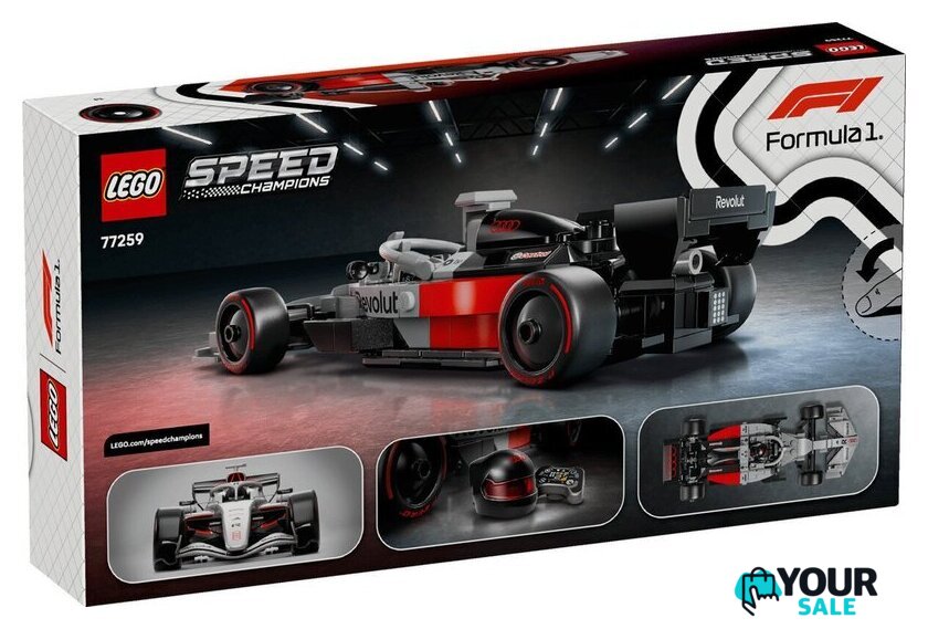 Конструктор LEGO Speed Champions 77259 Audi Revolut F1 Team R26 Race Car - Изображение №11 — Интернет-магазин Your Sale