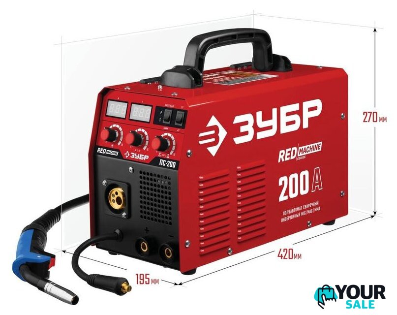 Сварочный инвертор Зубр ПС-200 - Изображение №2 — Интернет-магазин Your Sale