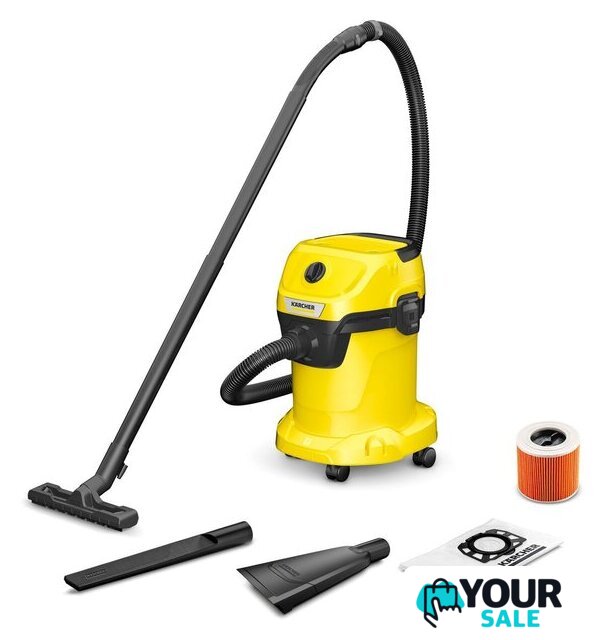 Пылесос Karcher WD 3 V-17/4/35 + Nozzles 1.628-124.0 - Изображение №1 — Интернет-магазин Your Sale