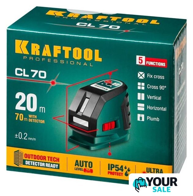 Лазерный нивелир KRAFTOOL CL-70-2 34660 - Изображение №10 — Интернет-магазин Your Sale