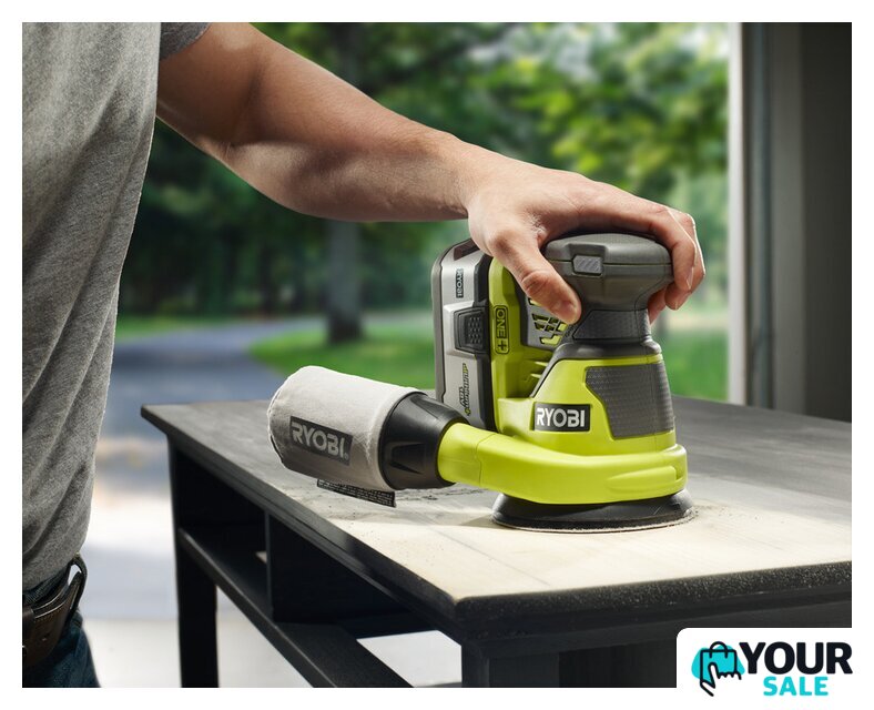 Эксцентриковая шлифмашина Ryobi R18ROS-0 5133002471 (без АКБ) - Изображение №3 — Интернет-магазин Your Sale
