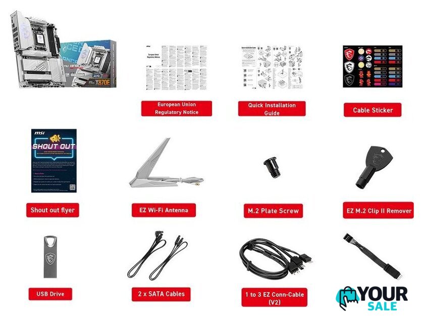 Материнская плата MSI MPG X870E Edge TI WiFi - Изображение №2 — Интернет-магазин Your Sale