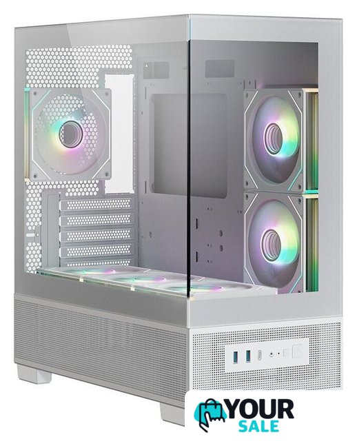 Корпус XASTRA Q500M 6ARGB-C10-UC (белый) - Изображение №4 — Интернет-магазин Your Sale