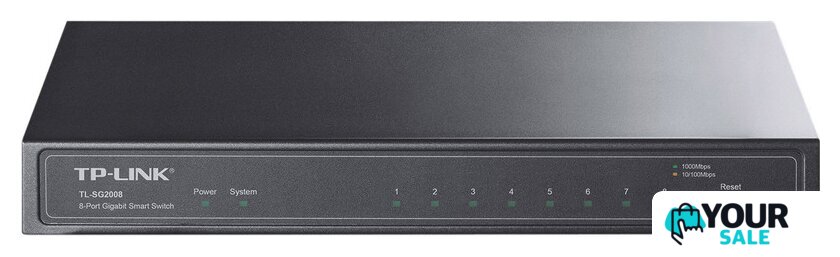 Управляемый коммутатор 2-го уровня TP-Link TL-SG2008 - Изображение №1 — Интернет-магазин Your Sale