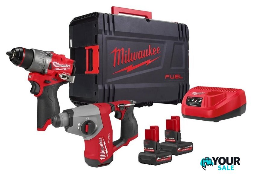  Milwaukee M12 FPP2BG2-502X 4933500138 (шуруповерт, перфоратор, 2 АКБ, кейс) - Изображение №1 — Интернет-магазин Your Sale