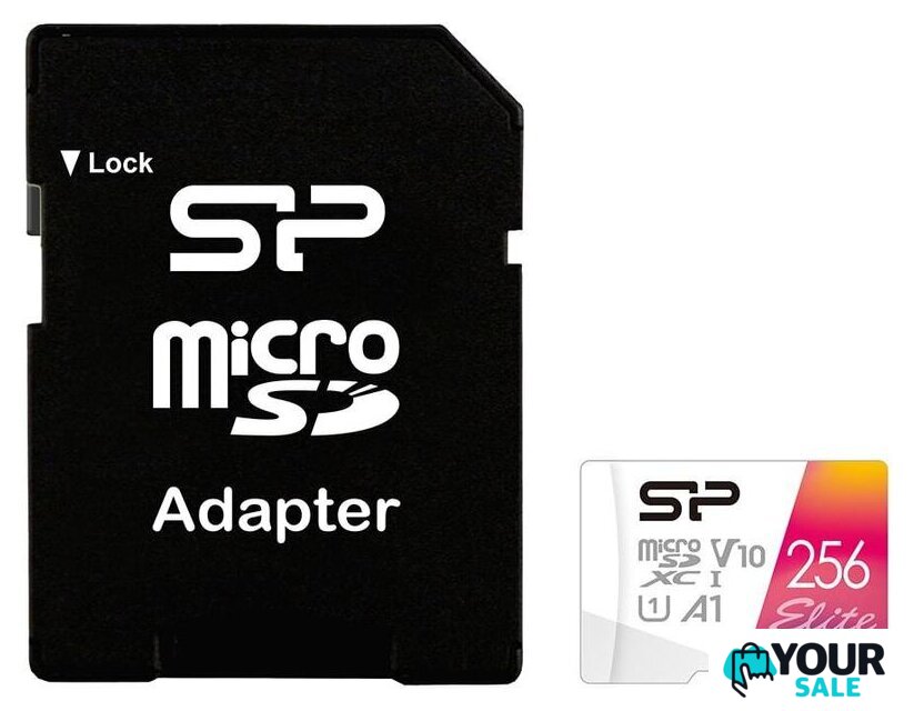 Карта памяти Silicon-Power Elite A1 microSDXC SP256GBSTXBV1V20SP 256GB - Изображение №1 — Интернет-магазин Your Sale