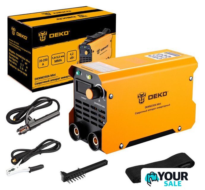 Сварочный инвертор Deko DKWM250A Mini 080-3000 - Изображение №1 — Интернет-магазин Your Sale