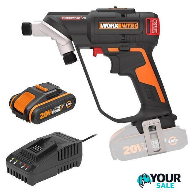 Дрель-шуруповерт Worx Switchdriver 2.0 WX177 (с 1-им АКБ, кейс) - Изображение №1 — Интернет-магазин Your Sale
