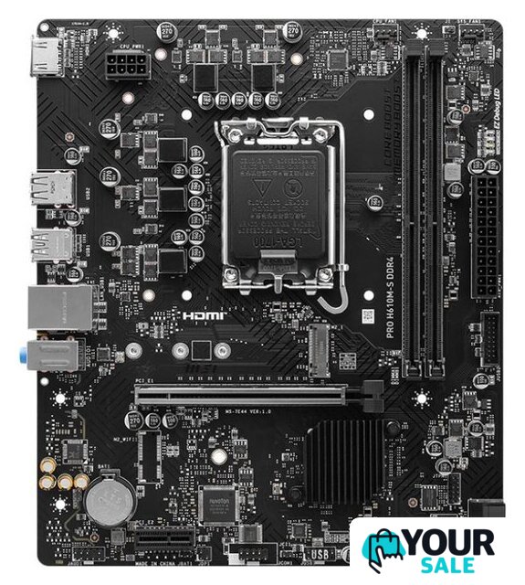 Материнская плата MSI Pro H610M-S DDR4 - Изображение №1 — Интернет-магазин Your Sale