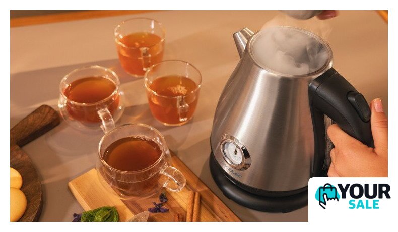 Электрический чайник Cecotec Thermosense 620 Retro Steel 0148 - Изображение №3 — Интернет-магазин Your Sale