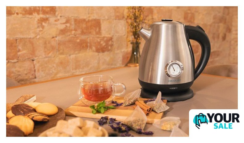 Электрический чайник Cecotec Thermosense 620 Retro Steel 0148 - Изображение №6 — Интернет-магазин Your Sale