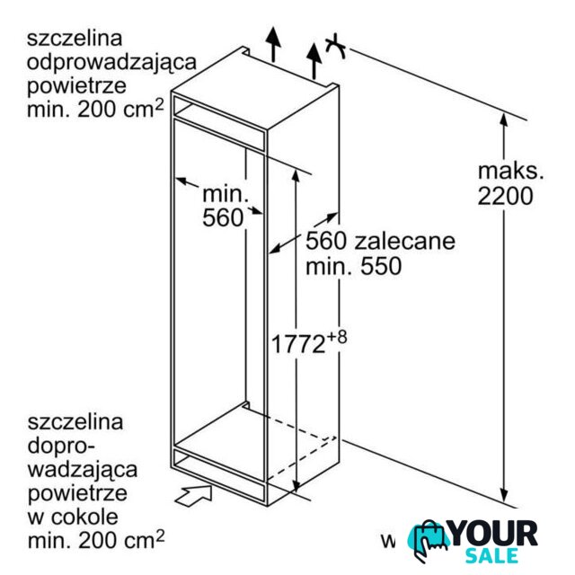 Холодильник Siemens iQ100 KI86VNSE0 - Изображение №10 — Интернет-магазин Your Sale
