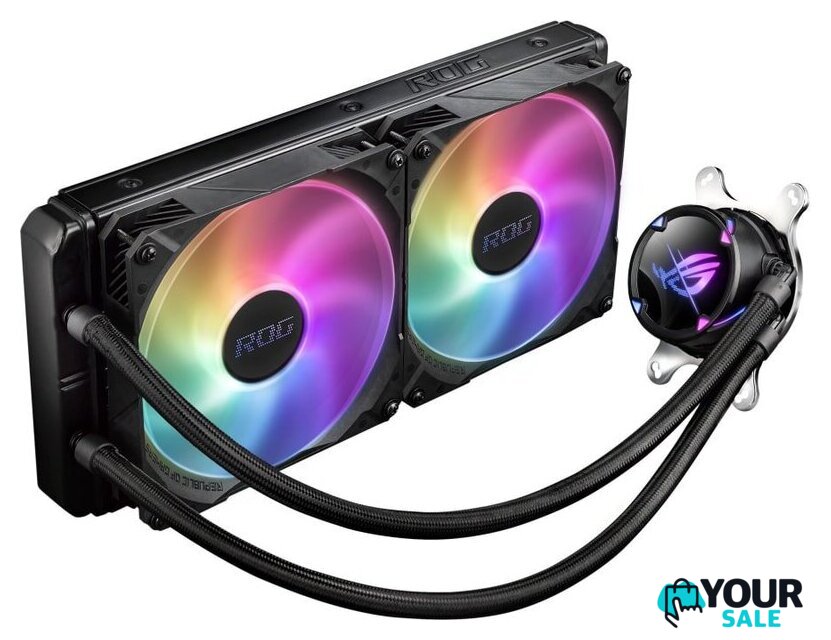 Система жидкостного охлаждения для процессора ASUS ROG Strix LC II 280 ARGB - Изображение №2 — Интернет-магазин Your Sale