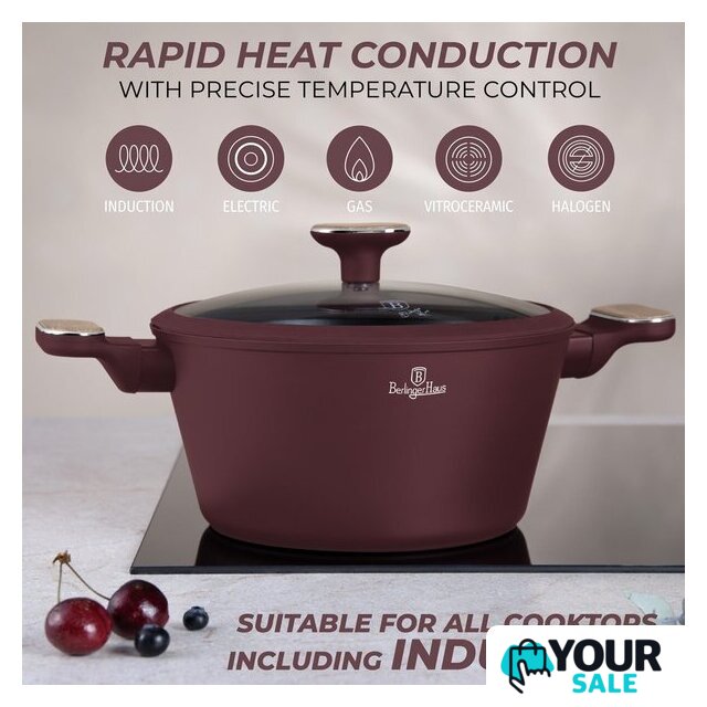 Набор кастрюль Berlinger Haus Leonardo Nordic Collection BH-8306 - Изображение №4 — Интернет-магазин Your Sale