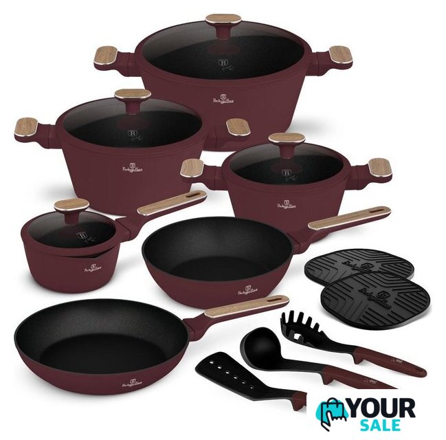 Набор кастрюль Berlinger Haus Leonardo Nordic Collection BH-8306 - Изображение №1 — Интернет-магазин Your Sale
