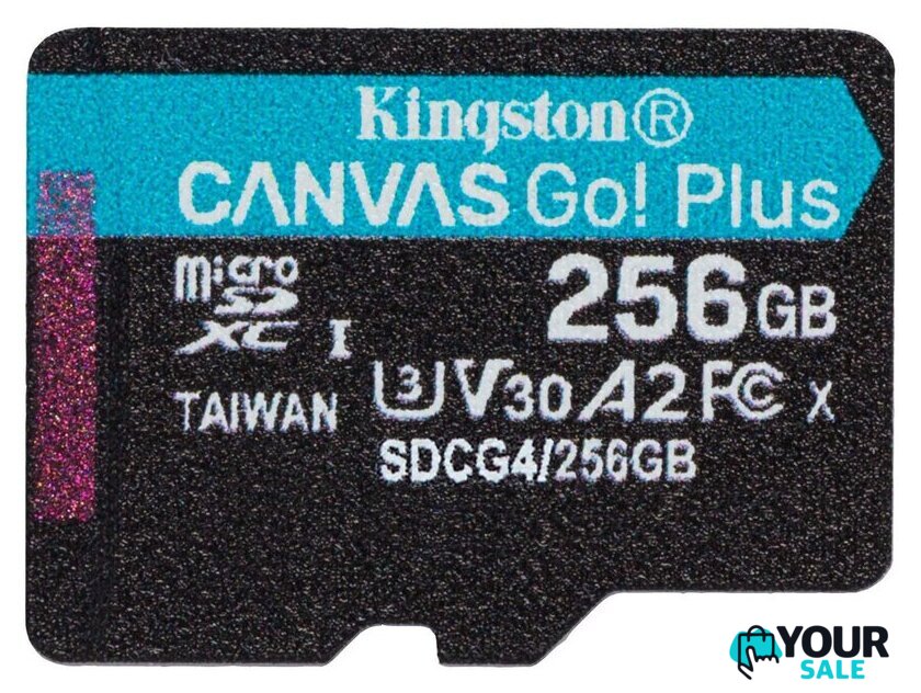 Карта памяти Kingston Canvas Go! Plus microSDXC 256GB SDCG4/256GBSP - Изображение №1 — Интернет-магазин Your Sale