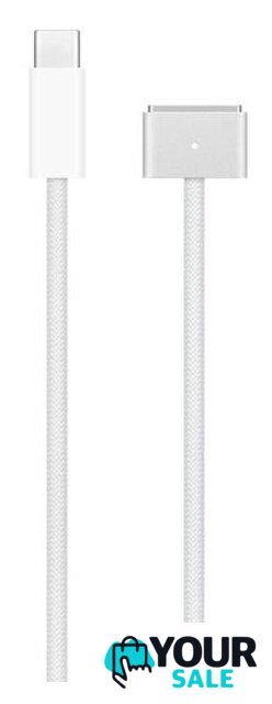 Кабель Apple USB Type-C - MagSafe 3 (2 м, белый/серебристый) - Изображение №2 — Интернет-магазин Your Sale