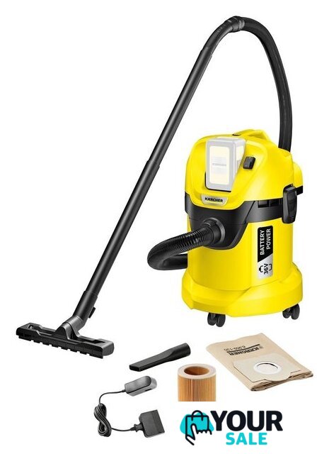 Пылесос Karcher WD 3 Battery Set 1.629-911.0 - Изображение №1 — Интернет-магазин Your Sale