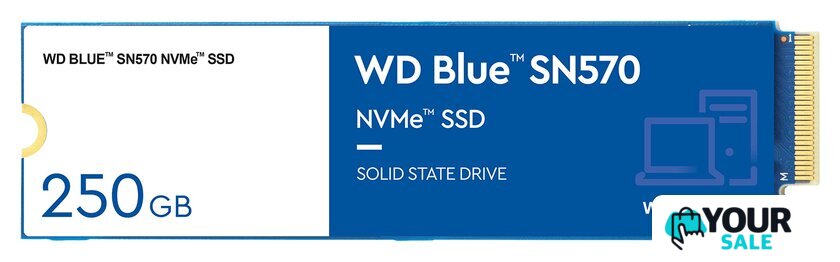 SSD WD Blue SN570 250GB WDS250G3B0C - Изображение №1 — Интернет-магазин Your Sale