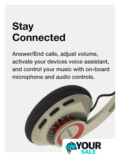 Наушники KOSS KPH30 Wireless (бежевый) - Изображение №5 — Интернет-магазин Your Sale