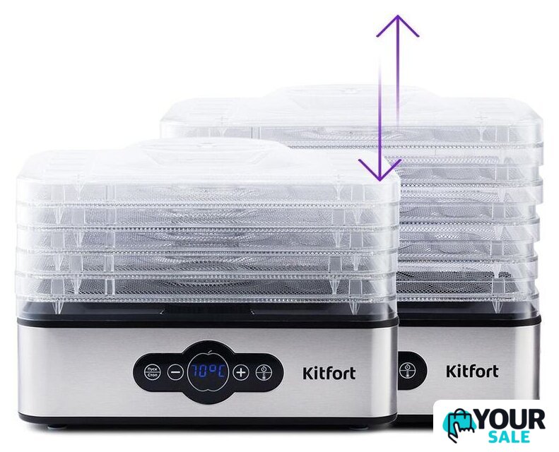 Сушилка для овощей и фруктов Kitfort KT-1914 - Изображение №3 — Интернет-магазин Your Sale