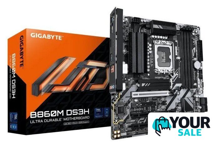 Материнская плата Gigabyte B860M DS3H (rev. 2.2) - Изображение №4 — Интернет-магазин Your Sale